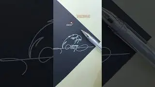 Amna 🦅Signature #eagle #howtosign #shorts