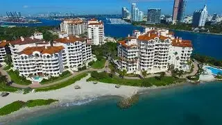 FISHER ISLAND Miami Florida - America's Billionaire Island [4K Aerials]