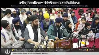 Bhai Jagjit Singh ji Melbourne - Rainsabai Kirtan