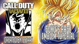 GOKU'S RAGE - EMBLEM TUTORIAL CALL OF DUTY WWII