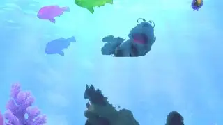 Sesame Street a Outt fish water