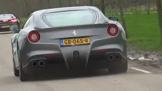 Ferrari F12 Berlinetta HARD Acceleration On The Public Road!