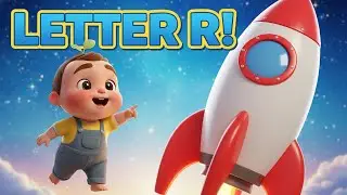 Learn Letter R for Toddlers & Kids! 🐰🥕🚀 | Alphabet Phonics & Nursery Rhymes 🎵