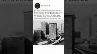 In the 1930s the Indiana bell building was rotated 90 degrees. #shorts