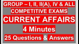 Current Affairs in English - Dr. M. Vijay Alexander PhD - MAG TNPSC ACADEMY