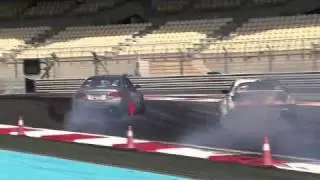 Formula Drift on Yas Marina Circuit for the first time