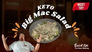 Рецепт кето-салата &laquo;Биг Мак&raquo; | Простая идея для ужина с низким содержанием углеводов