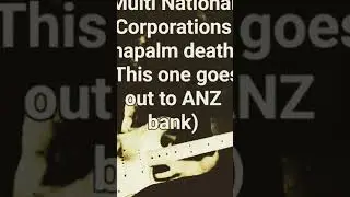 Multi National Corporations by Napalm Death (guitar cover) #guitarcovers #deathmetal #metalshort