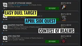 Easy duel target for the first key for the April side quest| marvel contest of champions