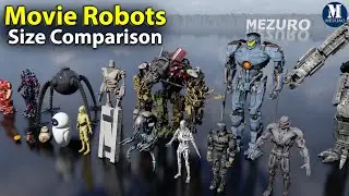 Movie Robots Size Comparison 🤖| 3D Comparison by Mezuro