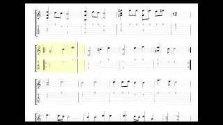 Powerwolf - Kreuzfeuer (guitar tab + notes) #guitar #tabs #chords