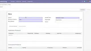 MRP Product Substitute Odoo