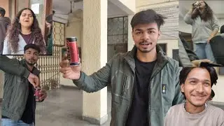 College Main Sabko Hell Ke Can Main Kuch Galat Cheez Pila Di 🍻😂 