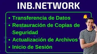 INB.NETWORK INICIARIA RESTAURACION DE COPIA DE SEGURIDAD, TRASNFERENCIA DE DATOS E INICIO DE SESION