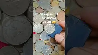 Amazing Magnetic Coin Magic! 🪙✨|#numismatics #coins#collection#shorts#shortfeed