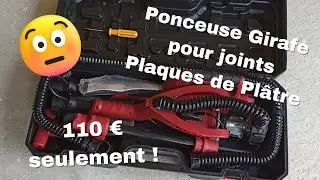 La Ponceuse girafe pour poncer les joints des plaques de platre