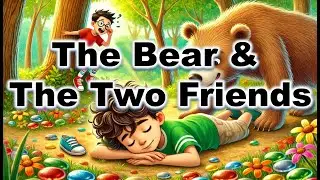 🐻The Bear And The Two Friends Story | 🧑&zwj;🤝&zwj;🧑Two Friends and A Bear |  Moral Story in English for kids