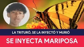 Adolescente se INYECTA una mariposa triturada y muere en Brasil