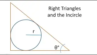 Area of Right Triangle via Incircle -- Ingalls Theorem