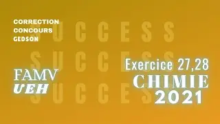 kote popo Agronomie yo// Concours FAMV(UEH) Chimie.2021.Exo 27,28 pH yo renmn bay souvan!!!!!