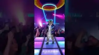 Кот-вечеринка! 😼🕺 Он танцует как сумасшедший! #КотВКлубе #ТанцполВзорван #CGIШортс