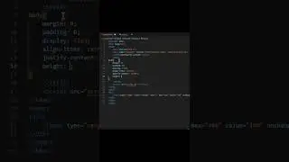 Range Slider html css javascript