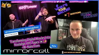 Transforming Digital Movies into Nostalgic VHS Tapes 📼✨ with Bacon is My Podcast and Mirrorcell!