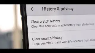 How to clear watch history on youtube | Sanindu Lakshan
