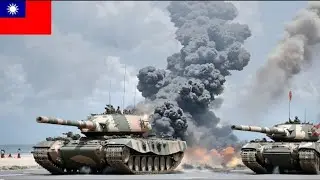 NEW CARIBBEAN CRISIS?  500 Chinese Tanks land on the coast of Taiwan to seize the TSMC company!