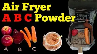 Homemade ABC powder in  an air fryer