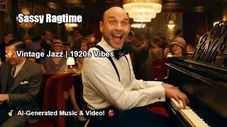 Sassy Ragtime &ndash; A Flapper&rsquo;s Delight! | AI-Generated Music & Video!