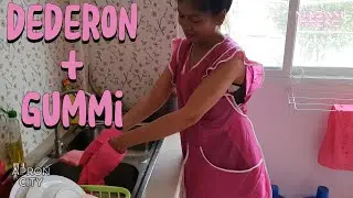 Trailer 4K Abwaschen in Pinker #Dederon #Sch&uuml;rze & Pinken #Gummihandschuhen #apron #nylon #smock