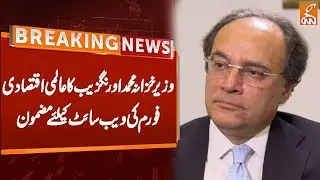 Finance Minister M Aurangzeb wrote a article for World Economic Forum website | Breaking News | GNN