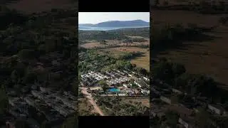 camping porto vecchio, drone 4k, corse de sud
