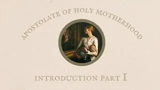 Apostolate of Holy Motherhood | Introduction Part One | Background