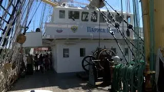 El segundo velero más grande del mundo visitó Buenos Aires