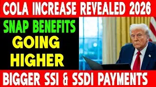 2026 Social Security COLA Increase Revealed &mdash; Higher SSI, SSDI & SNAP Payments Ahead!