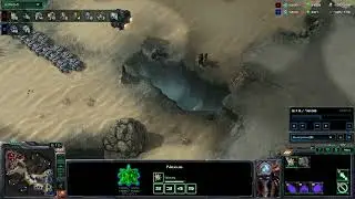SC2 1V1 insane AI Protoss AKILON WASTES (1 Terran V 1 insane Protoss)