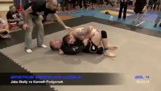 AGL 4 Amateur Grappling League&trade; - Ken Podgorsek vs Jake Skelly - Men's No-Gi Tournament