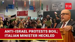 West Faces Protesters&rsquo; Wrath: Italian Minister Thrown Out Of Tunis Book Fair | Watch