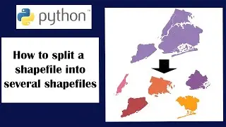 How to split a shapefile into several shapefiles using python