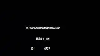 Ultimate list of big numbers part 1/100