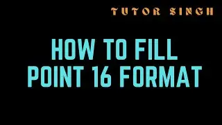 Point 16 Format | How to fill Point 16 Form| Format for Presiding Officer to Returning Officer (RO)