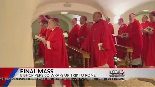 Bishop Lawrence Persico wraps up trip to Rome