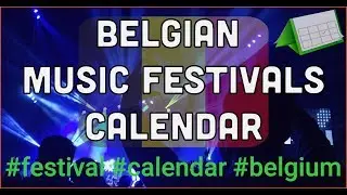 Top 50 Belgian Music Festivals Summer 2018 | Checklist Calendar