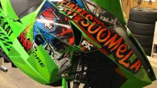 wrapping  my 2016 arctic cat m8000 hardcore
