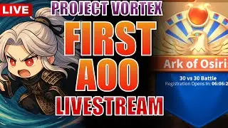 [LIVE] Our VERY FIRST GOLD AOO in Project VORTEX! CAN WE WIN!? | Ark of Osiris League Livestream
