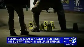 TEENAGER SHOT & KILLED AFTER FIGHT ON SUBWAY TRAIN IN WILLIAMSBRIDGE