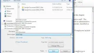 Save a Web Page as a Word Document - Word 2010