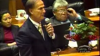 Rep. Gene Ward address SB1349 - High Technology; Research Activities; Tax Credit